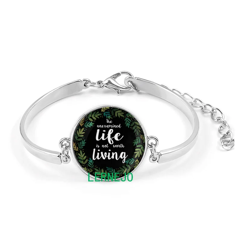 Вдохновляющие цитаты стих браслет мотивационные браслеты металлический