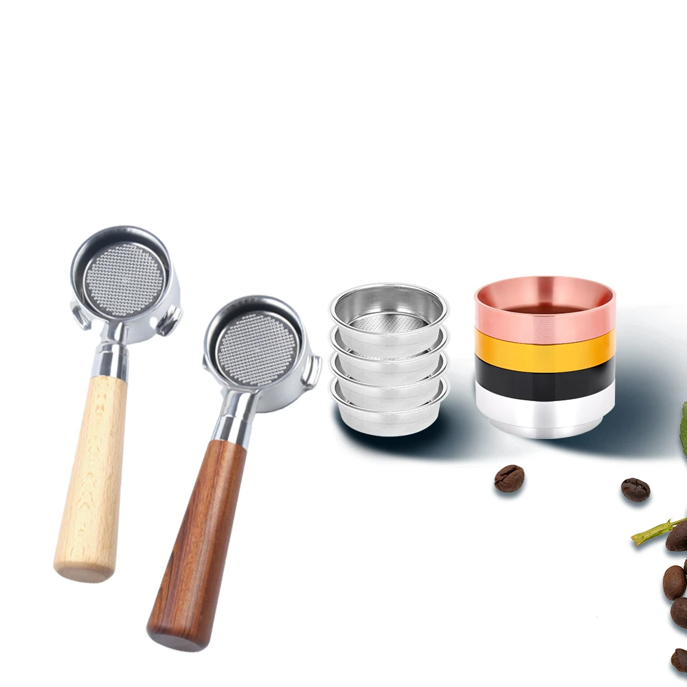Кольцо для дозирования кофе Breville Delonghi Krups воронка с деревянной ручкой держатель