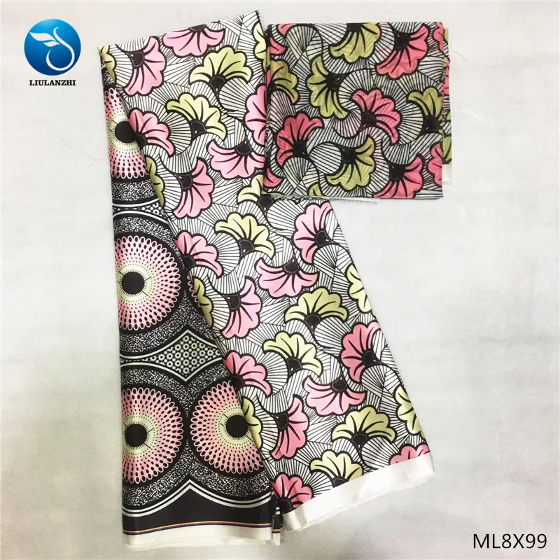 LIULANZHI вощеная ткань нигерийская шелк воск Анкара печать ткани 2019 ML8X99|Ткань| |
