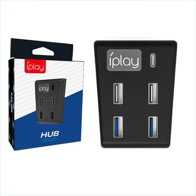 Разветвитель Ipega хаб передачи данных для Ps5 5-в-1 разветвитель USB 3 0 с индикатором
