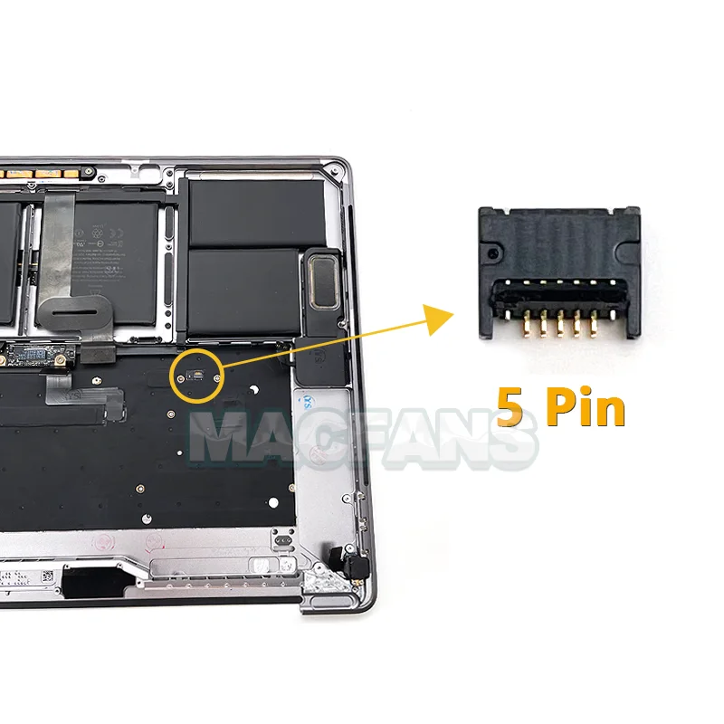 Новый кабель вентилятора A1398 A1502 FPC-коннектор 5-контактный для Macbook Pro Retina 13 дюймов