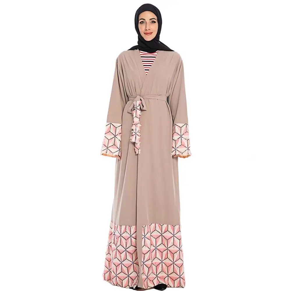 Abaya турецкий кафтан марокканский модный простой мусульманский Повседневный