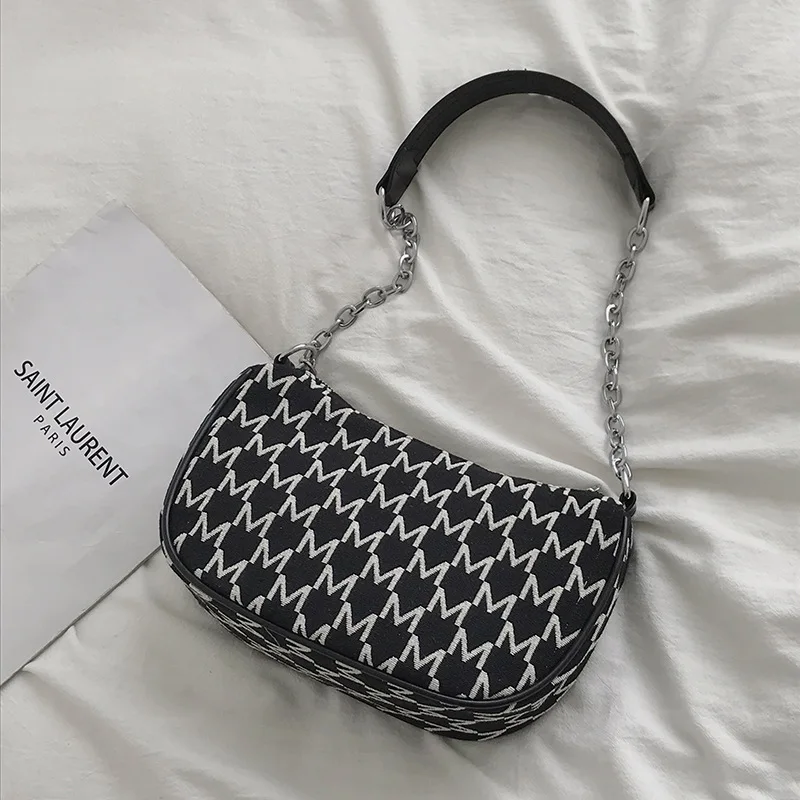 

Новинка 2021, модная дизайнерская сумка, сумка-мессенджер через плечо, сумка-седло, Холщовая Сумка с широким ремешком на плечо, кожаная сумка с...