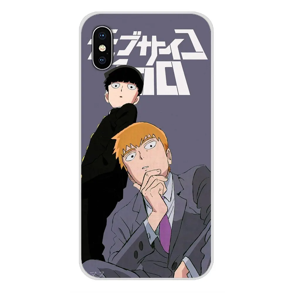 Прозрачный чехол из термополиуретана с мешок Mob Psycho (милый чудак 100 аниме для HTC One