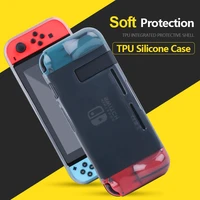 dockable case for nintend switch soft tpu grip shock absorption and anti scratch protective cover