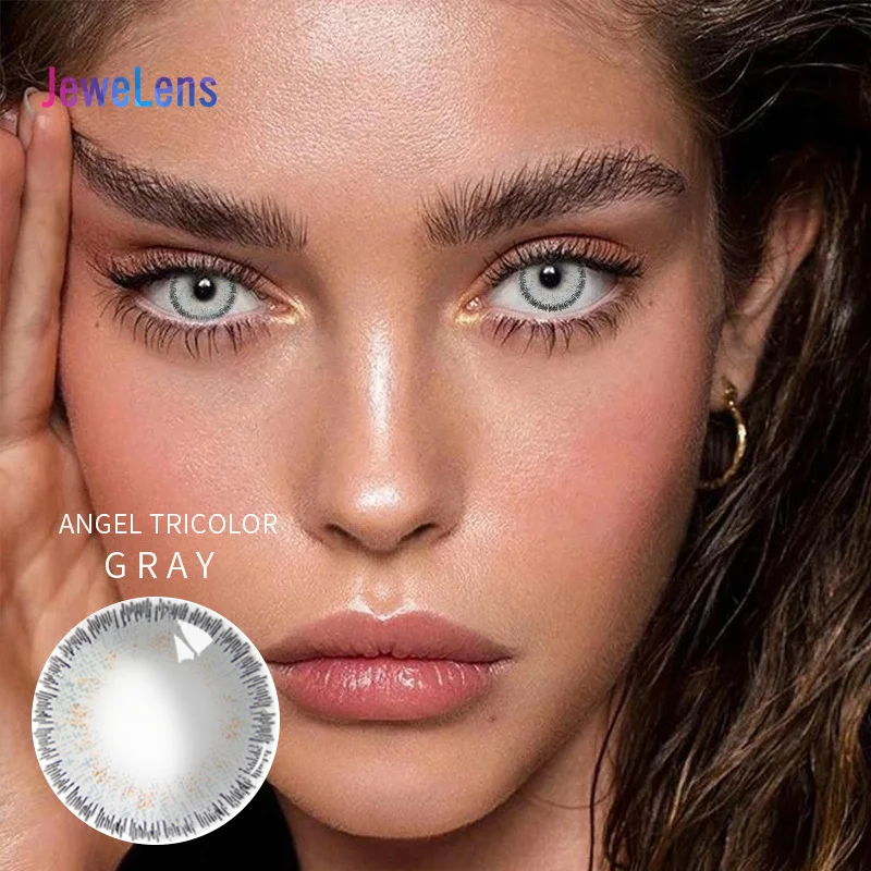 Цветные контактные линзы Jewelens цветные для глаз косметические Eyecontact серия