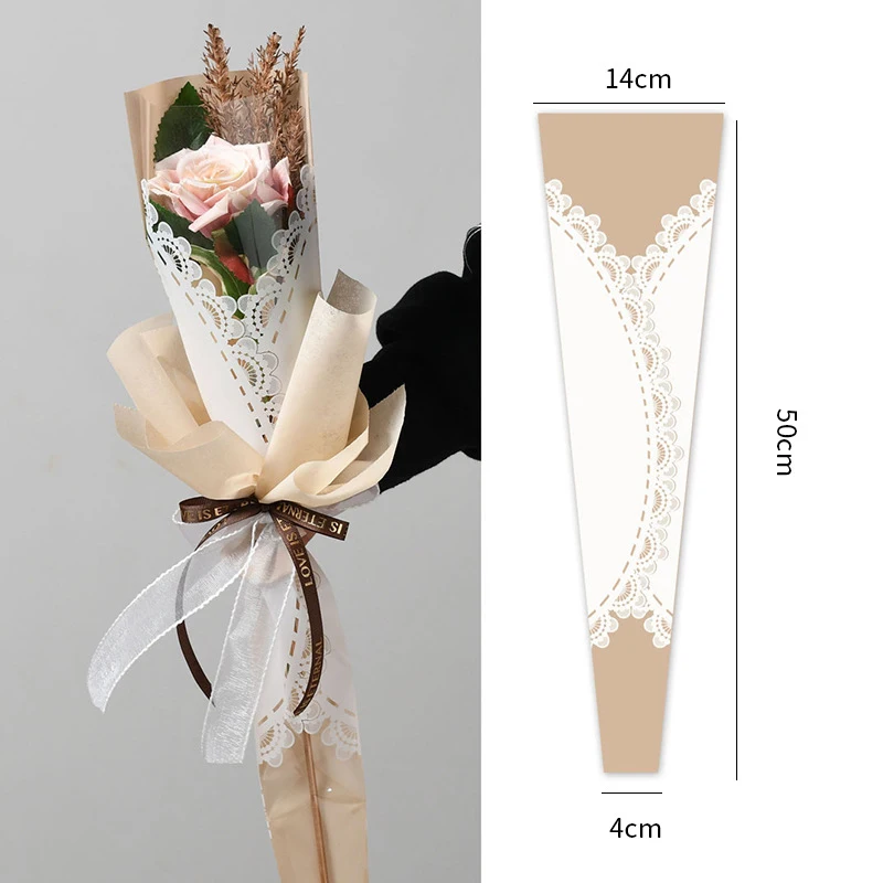 20 шт./лот прозрачный миниатюрный пакет для букета в виде Розы | Дом и сад