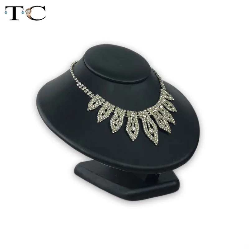 Новейший Вертикальный черный демонстрационный манекен для ювелирных изделий из