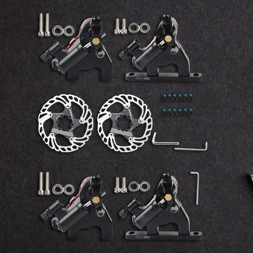 

1 комплект механический дисковый тормозной ротор из сплава для горного велосипеда 160 мм суппорты зажим ротор комплект передних и задних зап...