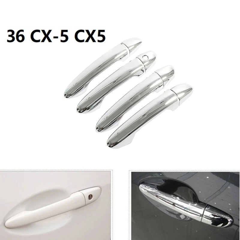 Newfor Mazda 2 2008 2019 3 2010 6 2007 CX 5 2012 хромированные дверные ручки крышки Накладка|Внешние