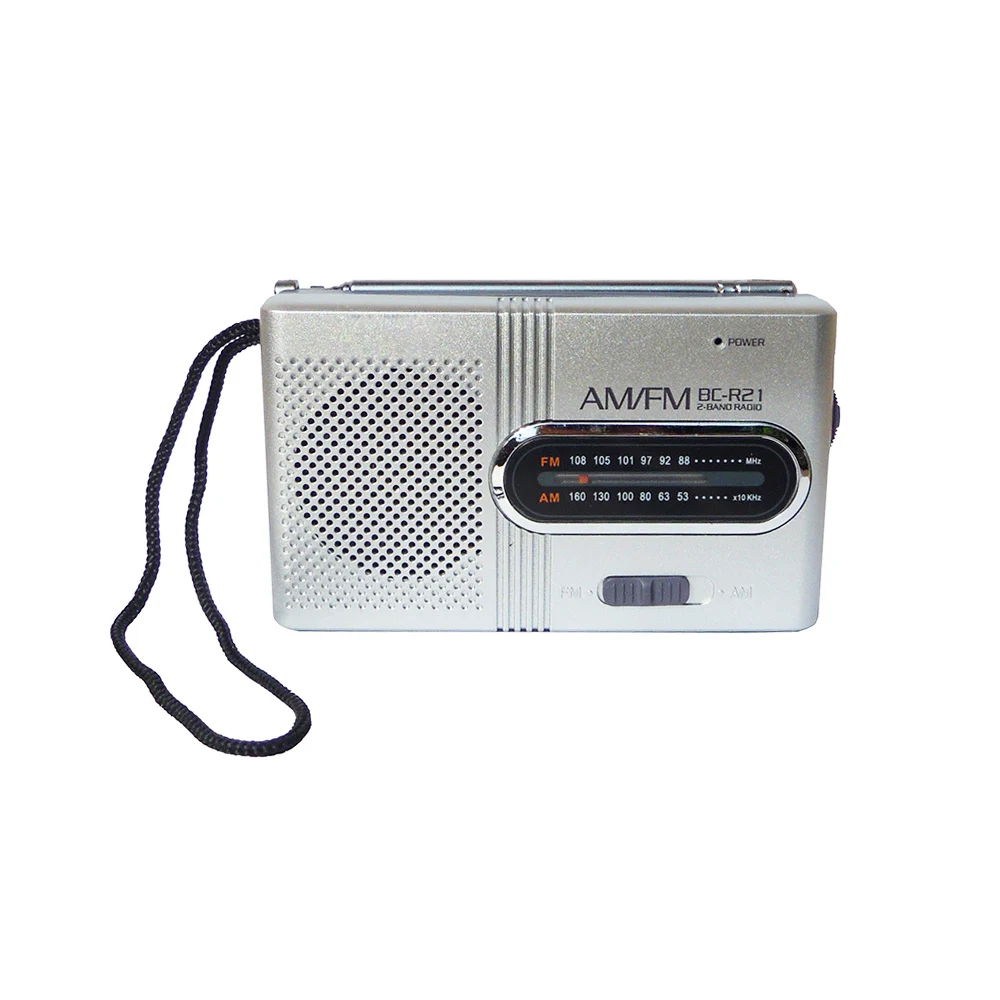Портативный AM FM-радиоприемник стерео динамик s телескопическая антенна Радио