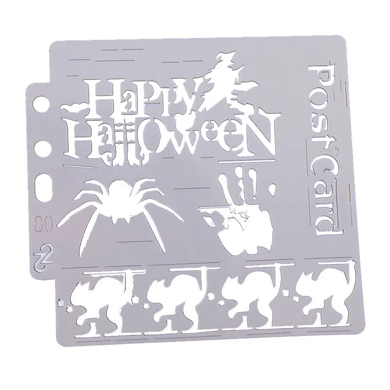 

Halloween pvc Layering Stencils for Diy scrapbook coloring,painting stencil,home decor diy etc. Product image