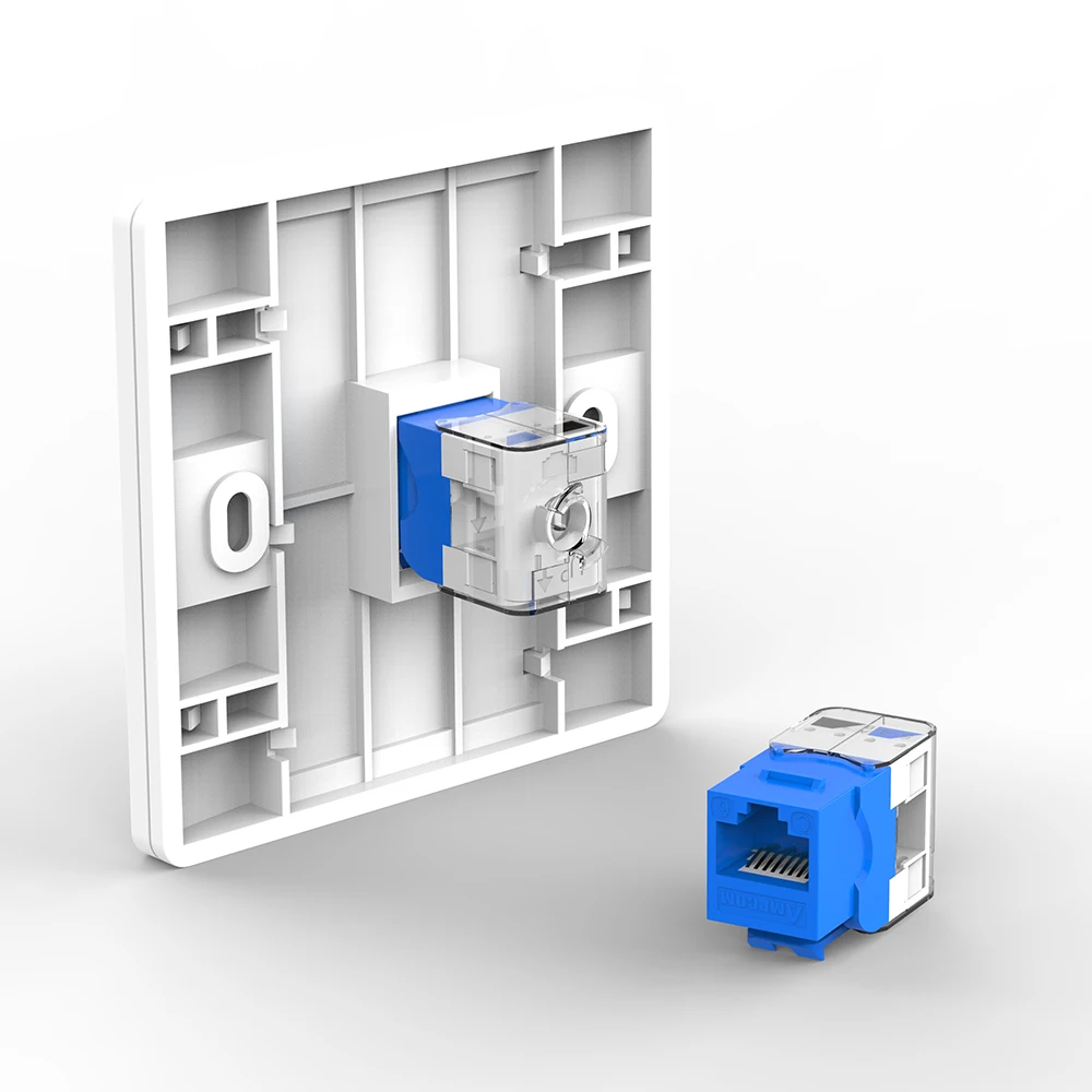 Устройство AMPCOM 10 шт. в упаковке с разъемом для ключей без инструмента CAT6 разъем RJ45