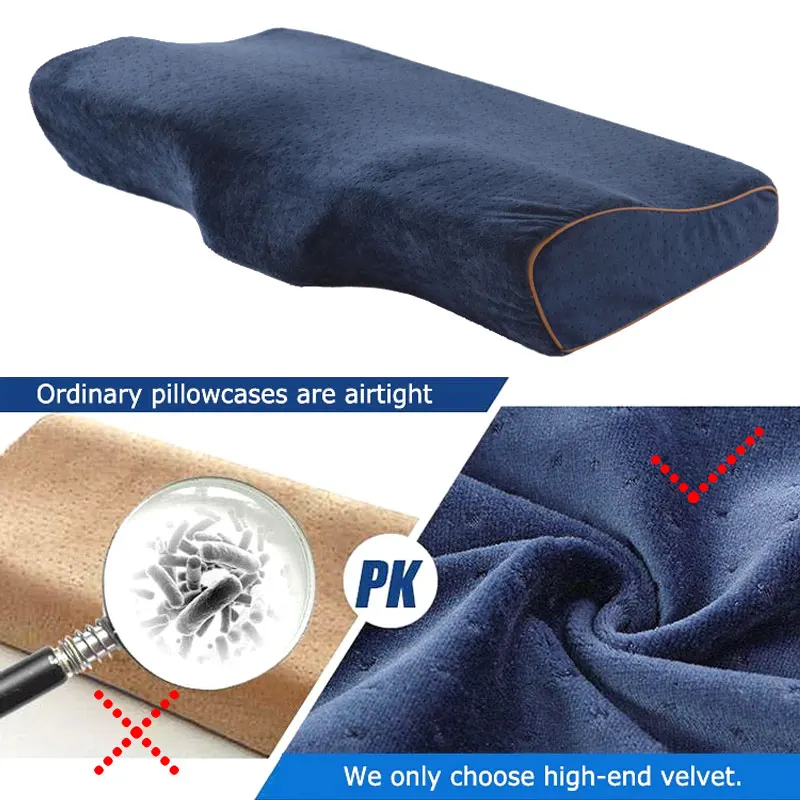 Ортопедическая подушка в форме бабочки удобная для поддержания здоровья шеи и