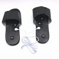 adjustable physiotherapy magnet foot pain relief massager slippers for electric tens therapy massager machine pulse stimulator