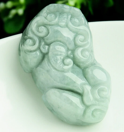 1216 + натуральный светильник с кулоном из зеленых бобов и Лаки Pi Xiu | Украшения