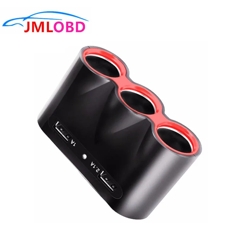 Автомобильные гнезда прикуривателя адаптер 5 В выходная мощность 120 А 3 USB