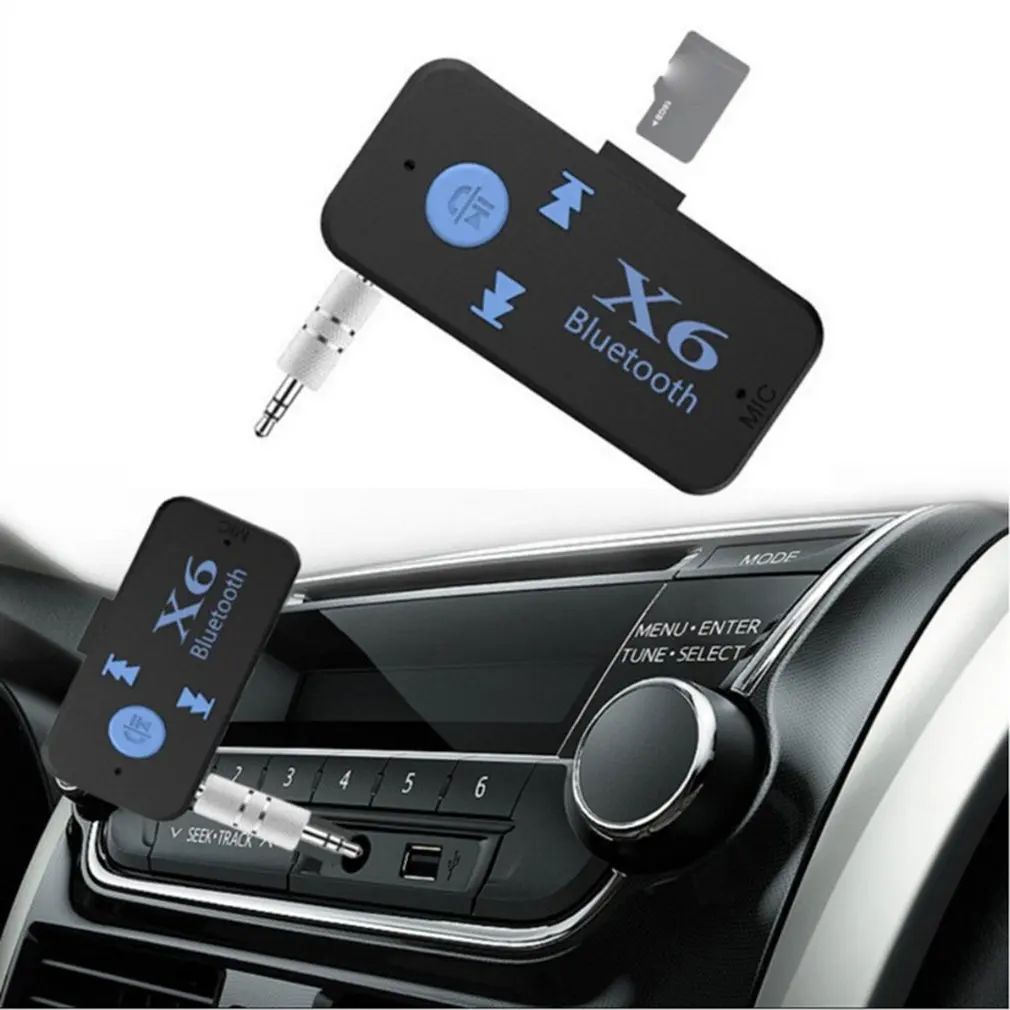 Портативный Bluetooth 5 0 аудио приемник Мини 3 мм HIFI AUX Стерео для гитары ТВ ПК