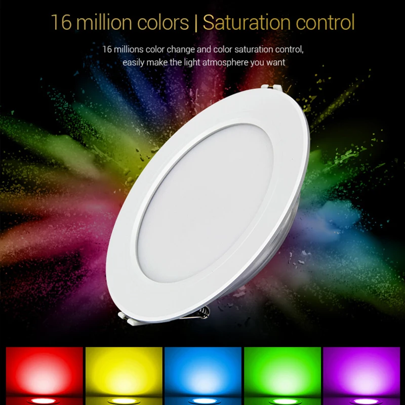 Потолочный светодиодный светильник Miboxer FUT061 9 Вт RGB + CCT 2700 в | Лампы и освещение