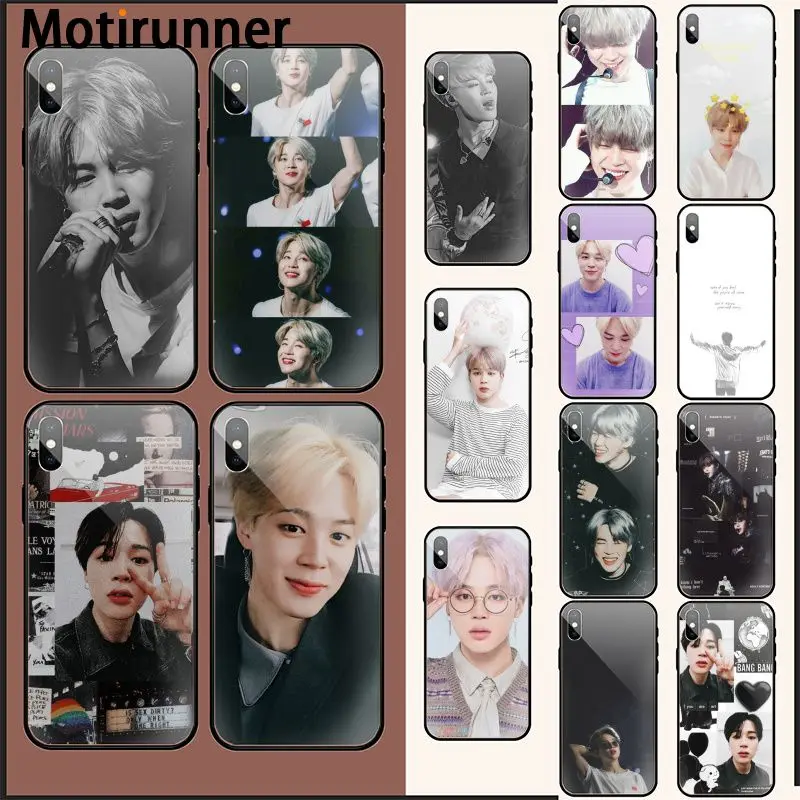 Motirunner kpop Jimin черный мягкий чехол для телефона из ТПУ iPhone 11 pro XS MAX 8 7 6 6S Plus X 5 5S SE XR |