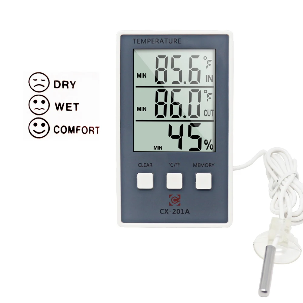Цифровой уличный гигрометр Измеритель влажности термометр с ЖК дисплеем|weather