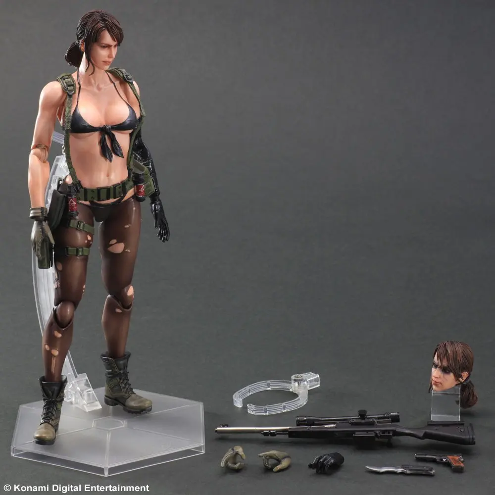

PA Metal Gear Quiet Action Figures Play Arts Models Collectible Toys