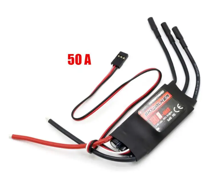 Skywalker 50A Hobbywing Skywalker 40A 50A 60A 80A 15A 20A 30A ESC контроллер скорости с UBEC для RC самолетов вертолет - Цвет: Skywalker 50A