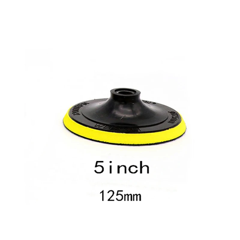5inch M10 Самоклеящаяся полировальная Подушка " /4"/" /6" Шлифовальная бумага присоска Полировочный диск для электрического шлифовщик полировщик инструменты - Цвет: 5inch M10