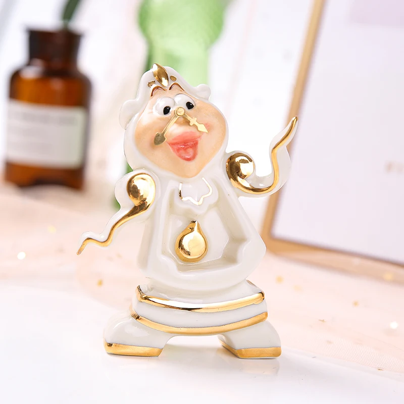 Красавица и Чудовище Миссис Поттс будильник cogsworth керамические украшения