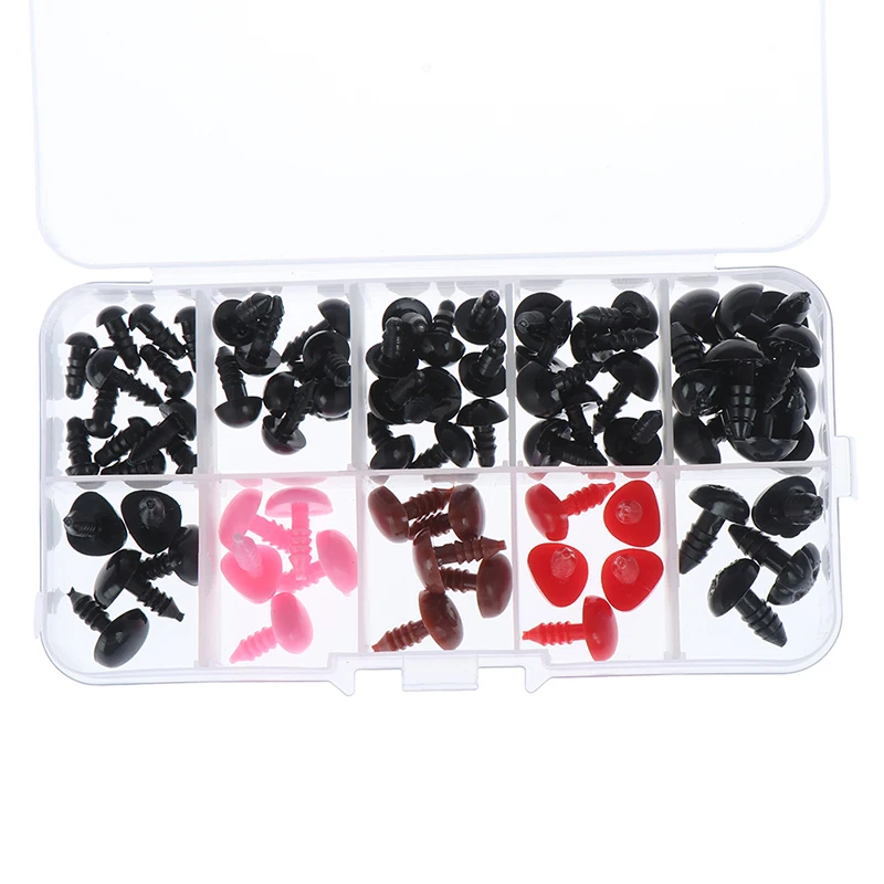 75 шт. безопасный глаз + Безопасный нос для плюшевого мишки мягкие игрушки Snap Animal