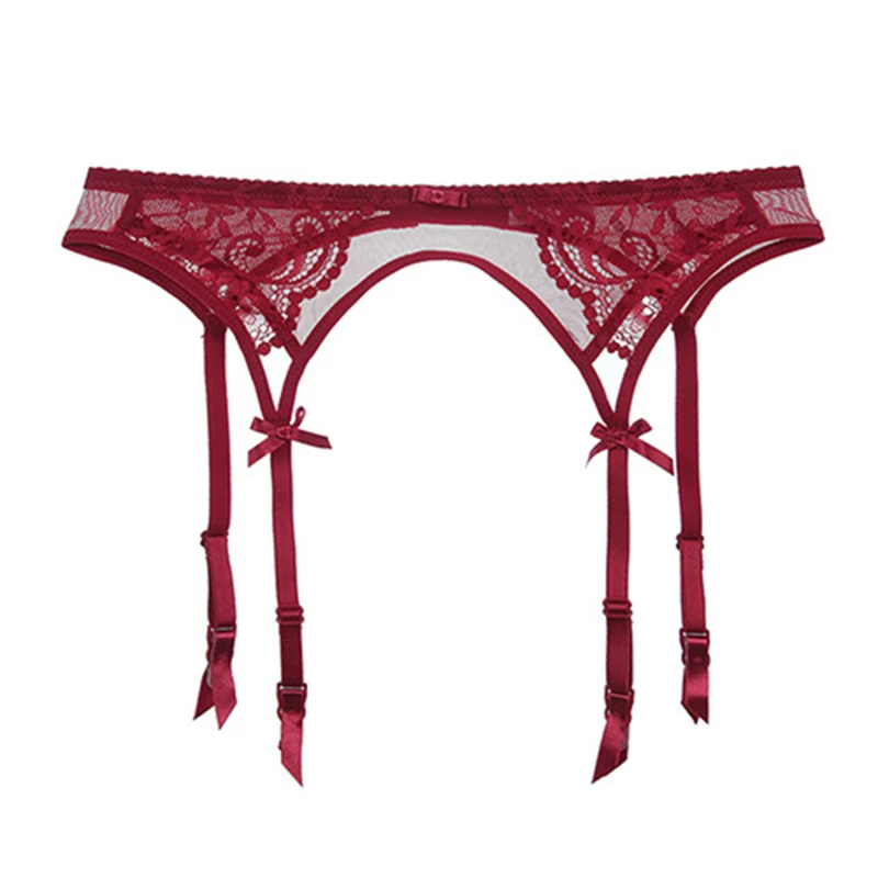 

2022 Sexy Women Wedding Garter Intimates High Quality Double Breasted Lace Garters Garter Belt For Stockings Ladies Underwear