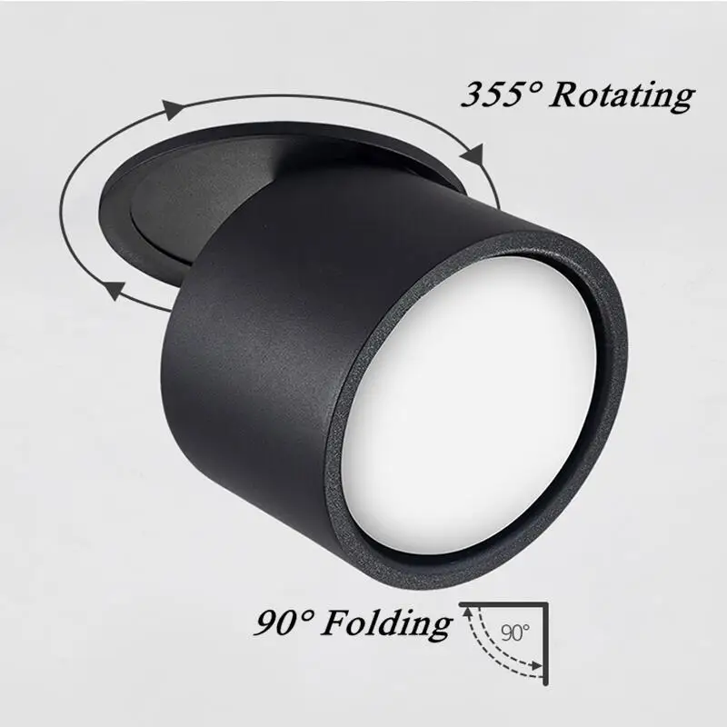 Фото Встраиваемый cветодиодный Светильник Downlight с антибликовым покрытием светодиодный светильники 7 Вт/10 Вт/12 Вт/15 Вт светодиодный точечные потолочные светильники AC85 ~ 265V фоновые светильники Освещение в помещении №2