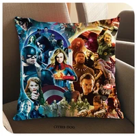linen europe style movie character logo large size square hogar cushion cover pillow home sofa cojines decorativos funda cojin