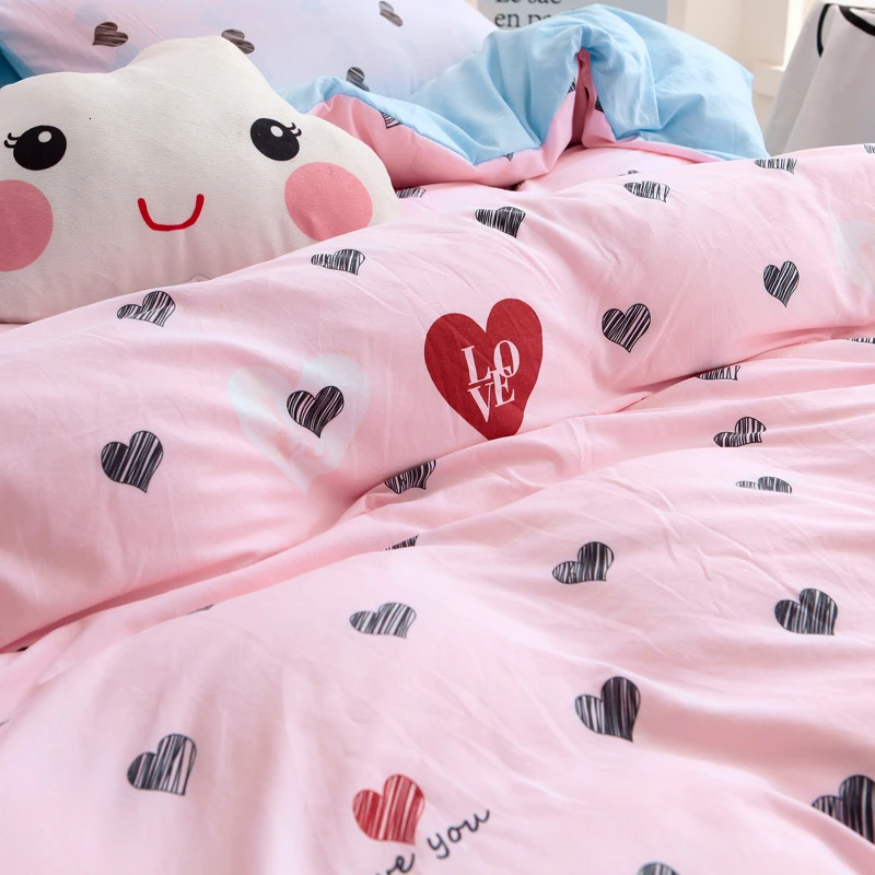 Текстиль для девочек детей подростков Модный комплект постельного белья