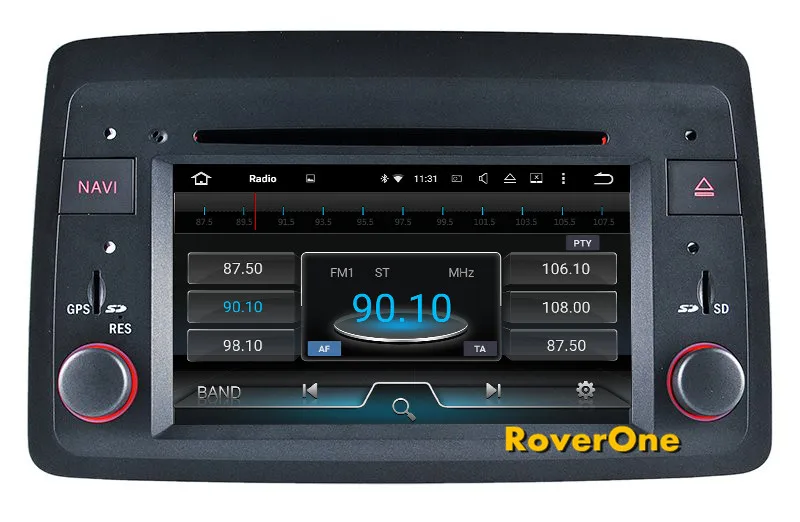 Для Fiat Panda 2004 2012 Android 7 1 Авторадио автомобильный мультимедийный плеер Радио Стерео