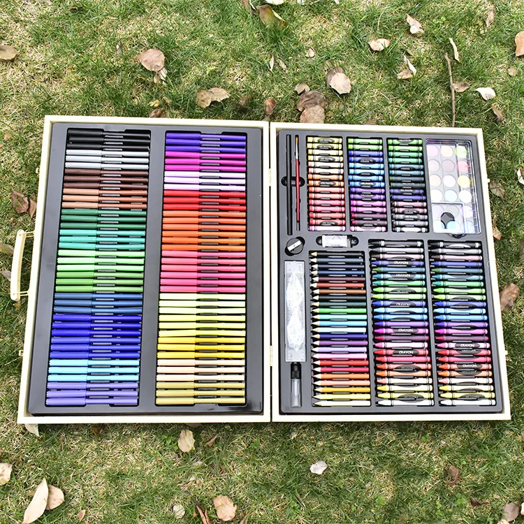 Детская Акварельная ручка 251 Подарочная коробка мелки для рисования