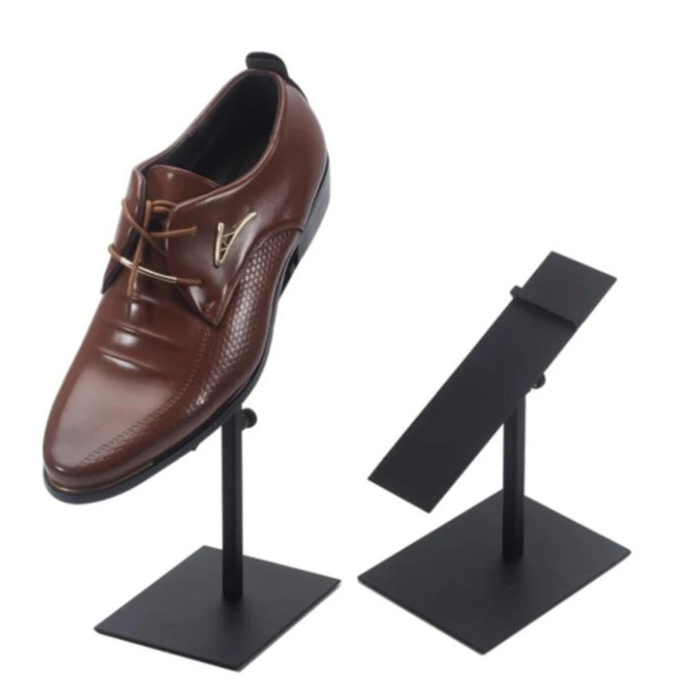 

Men's Black Stand Show Clothing Store Display Prop Women's High-heel Sandals Holder Shoe Midisland Rack