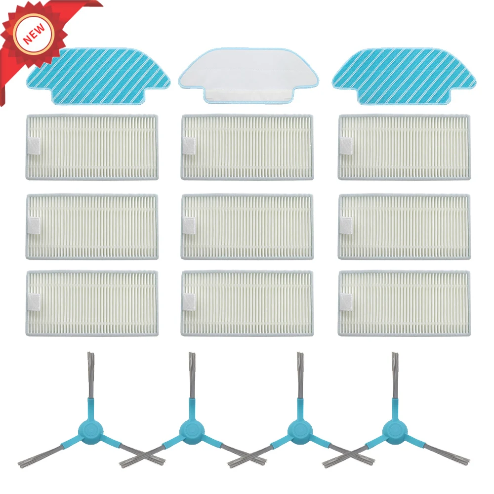 

Roller Brush Side Brush for Cecotec Conga 4090 Vacuum Cleaner Conga 4090 HEPA Filter Cleaning MOP