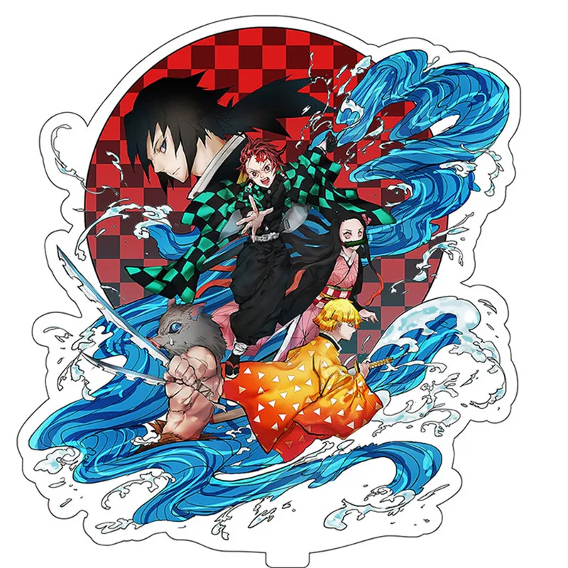 Аниме Demon Slayer Kimetsu no Yaiba акриловая игрушка Двусторонняя Косплей Kamado Tanjirou фигурка