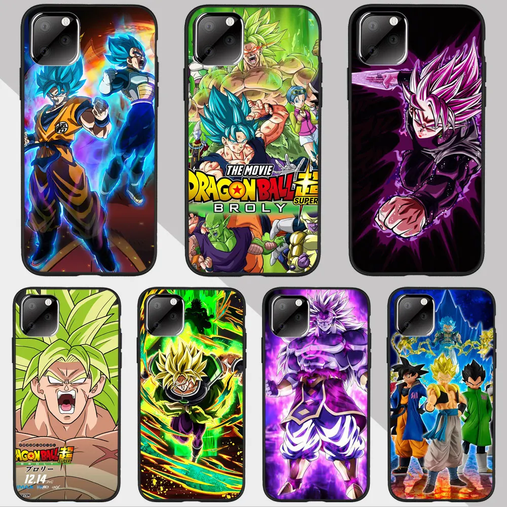 Фильм Dragon Ball Super Broly WU чехол для телефона для iPhone 11 pro max 5S 6 6s 8 7Plus X XS чехол для max XR для samsung A50 S10 Plus