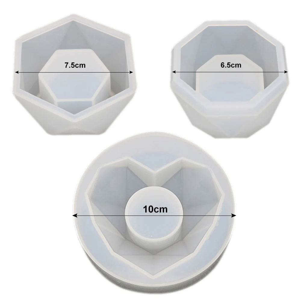 

Love Heart Shape Silicone Soap Molds for Baking Sponge Cake Molds Food Grade Handmade Resin Clay Candle Mould Cake Decoration