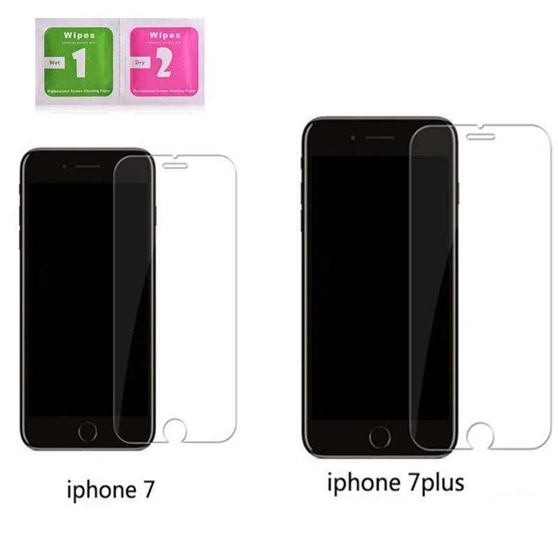 Абсолютно новое 9H ультратонкое закаленное стекло для iphone 7 P Защитная пленка