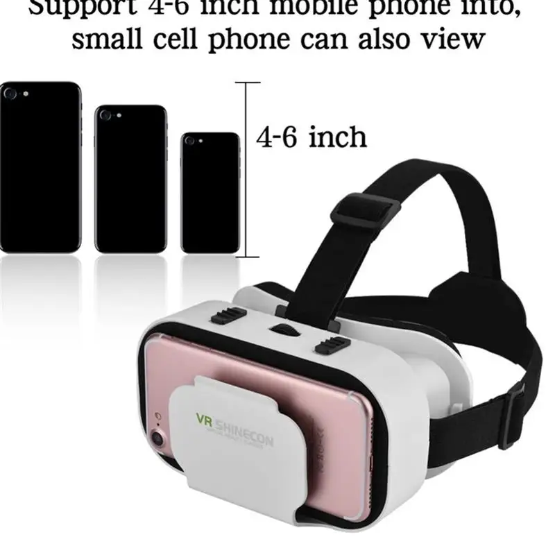 VR Shinecon 5 0 3D SC-G05A очки Фильмы Игры гарнитура для iPhone шлема виртуальной реальности