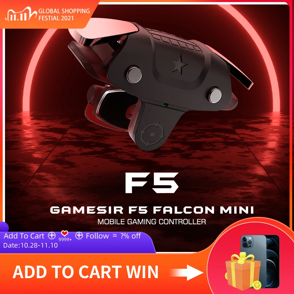 Игровой джойстик GameSir F5 Falcon Pubg Trigger мини-контроллер для мобильных игр подключи и