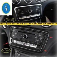 central control air conditioning ac panel cover trim for mercedes benz a class w176 b class w246 gla x156 cla c117 2014 2018