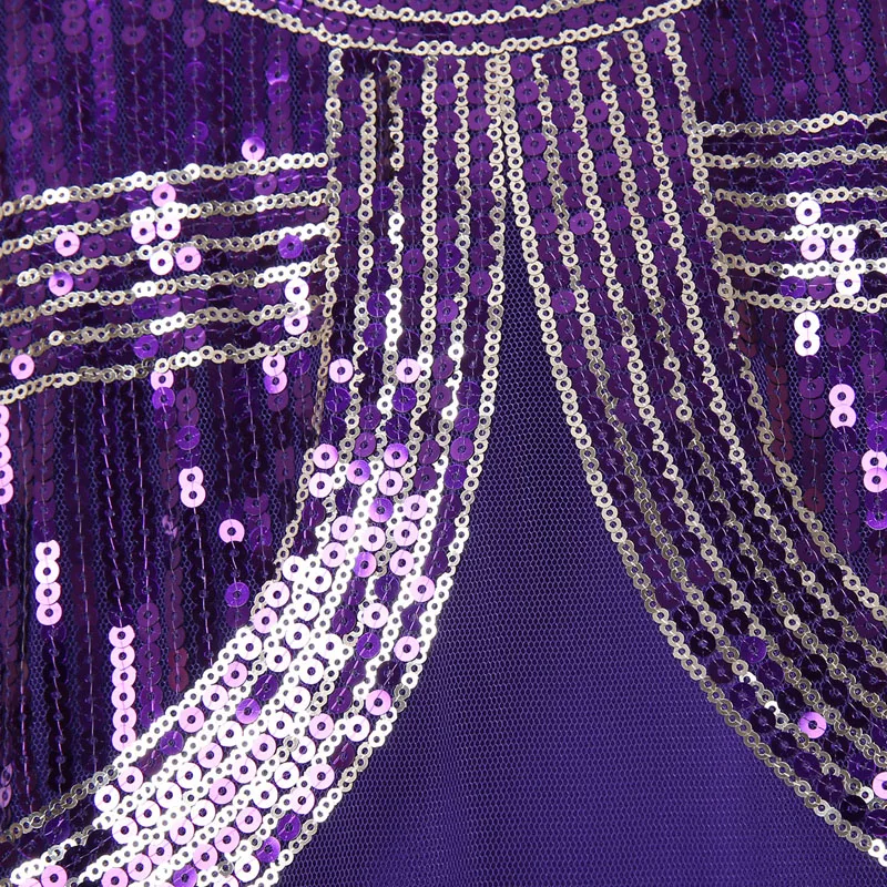 

Latin Dance Dress Embroidery Sequin Satin Tango Ballroom Salsa Stage Performance Suit