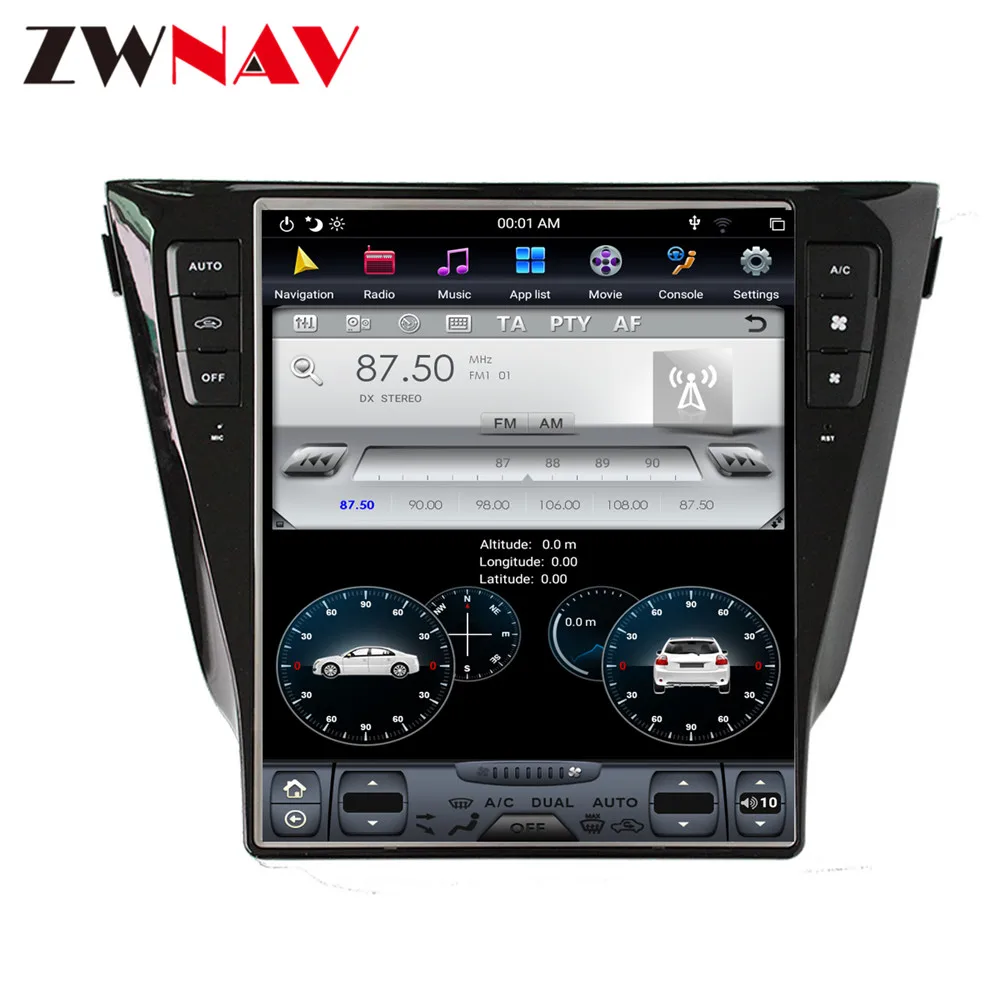 128G Tesla Screen Carplay для 2013 2014 2015 2016 2017 2018 NISSAN X-TRAIL Android автомобильное аудио стерео радио