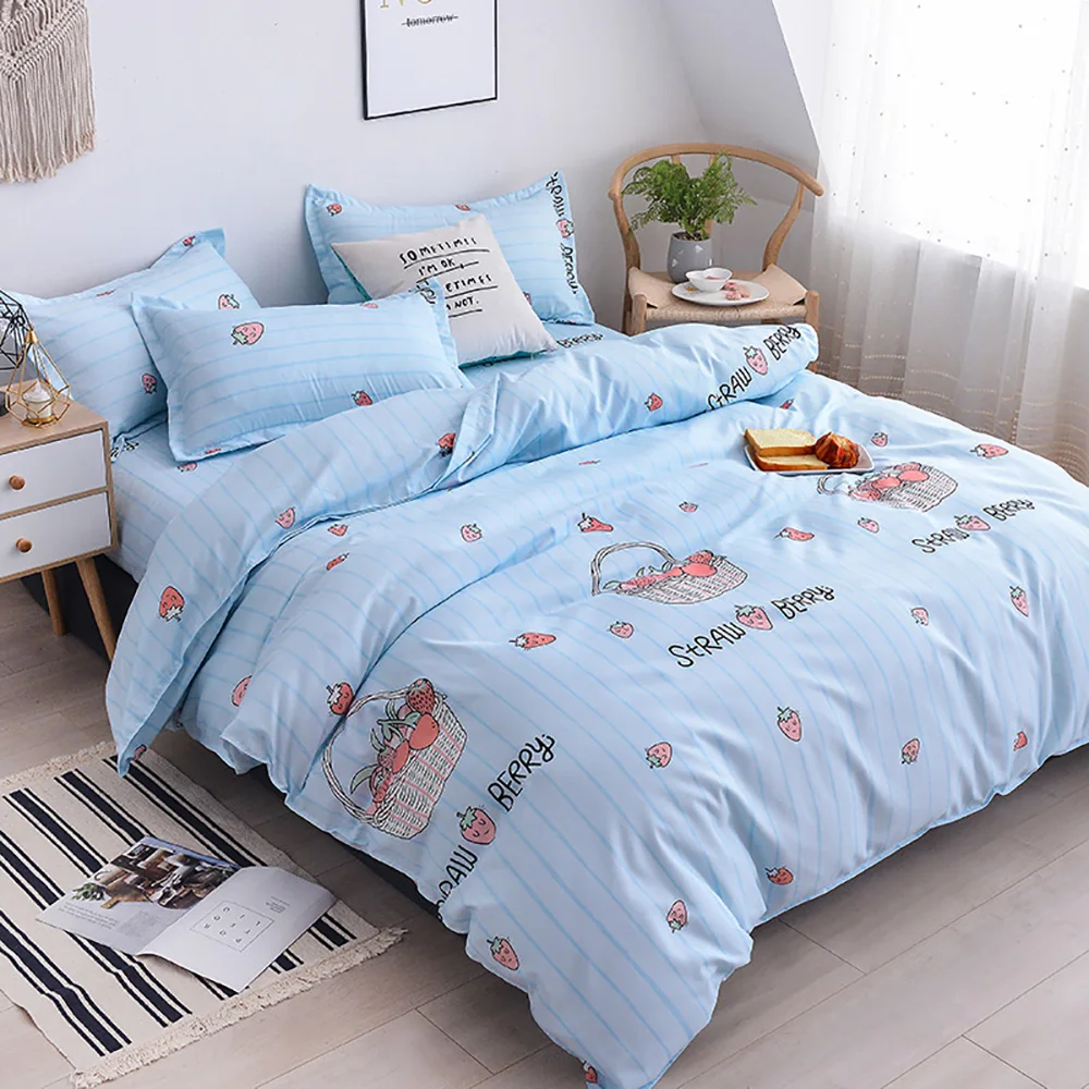 Thumпостельные Принадлежности Корзина с клубникой Комплект постельного белья