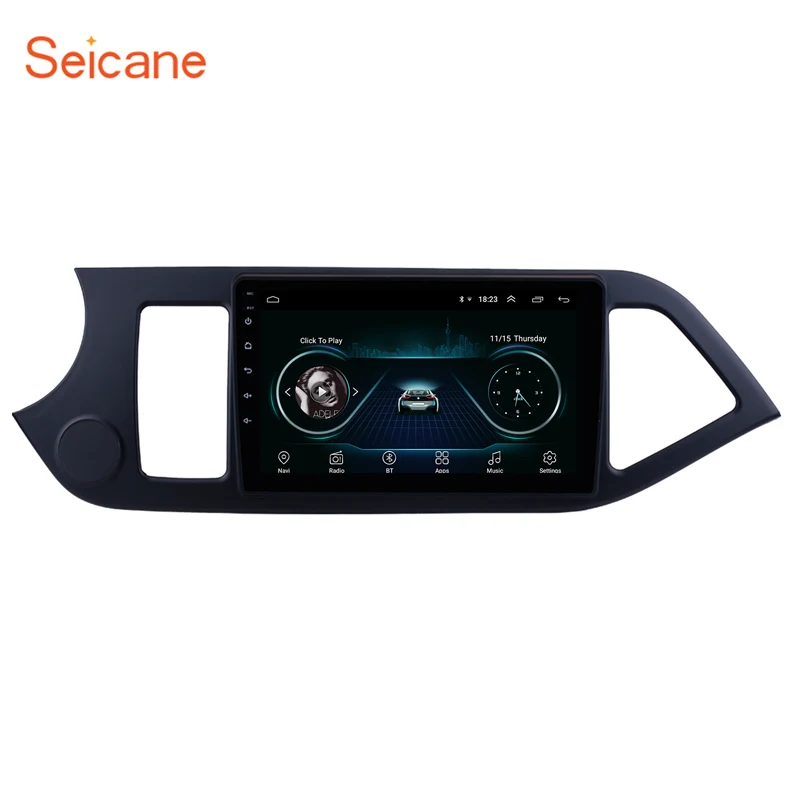 Seicane Android 8,1 " 2Din автомобиль радио для 2011 2012 2013 KIA PICANTO Утро gps навигации головное устройство AUX Wi-Fi 4-х ядерный 1080P