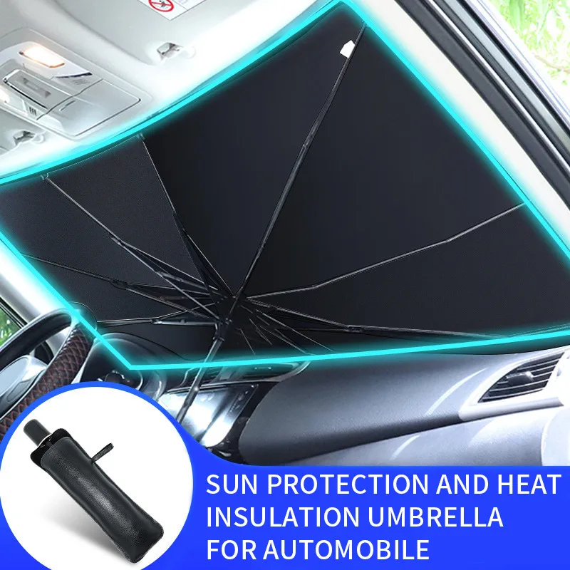 Foldable Car Windshield Sunshade Umbrella Auto Front Window Sun Shade Covers Heat Insulation UV Protection Parasol Accessories |
